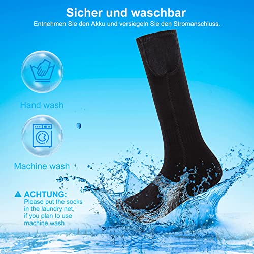 B7 Heated Socks with 2200 mAh Rechargeable Electric Heated Socks, Battery Operated Comfortable Heating Socks, Camping Warming Electric - Image 6