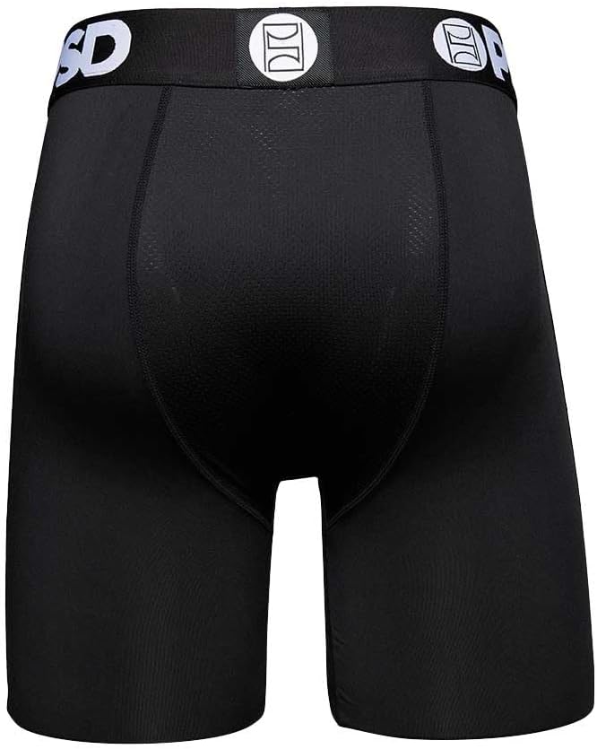 PSD Underwear Mens Boxer Briefs - Solid Basics, Standard Length Pack & Singles, Soft & Breathable Boxer Briefs for Men - Image 4