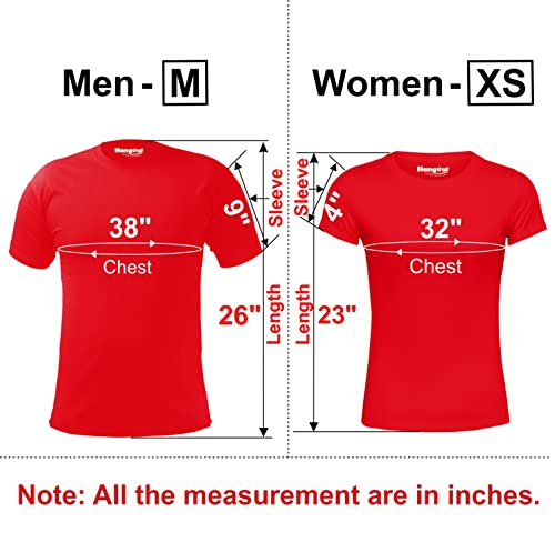 Image of Hangout Hub HH81 Men & Women T shirts |Round Neck T-Shirt| Regular Fit | Half Sleeves | Cotton | Couple Tshirts for Couple |Pack of 2|Couple T-Shirts