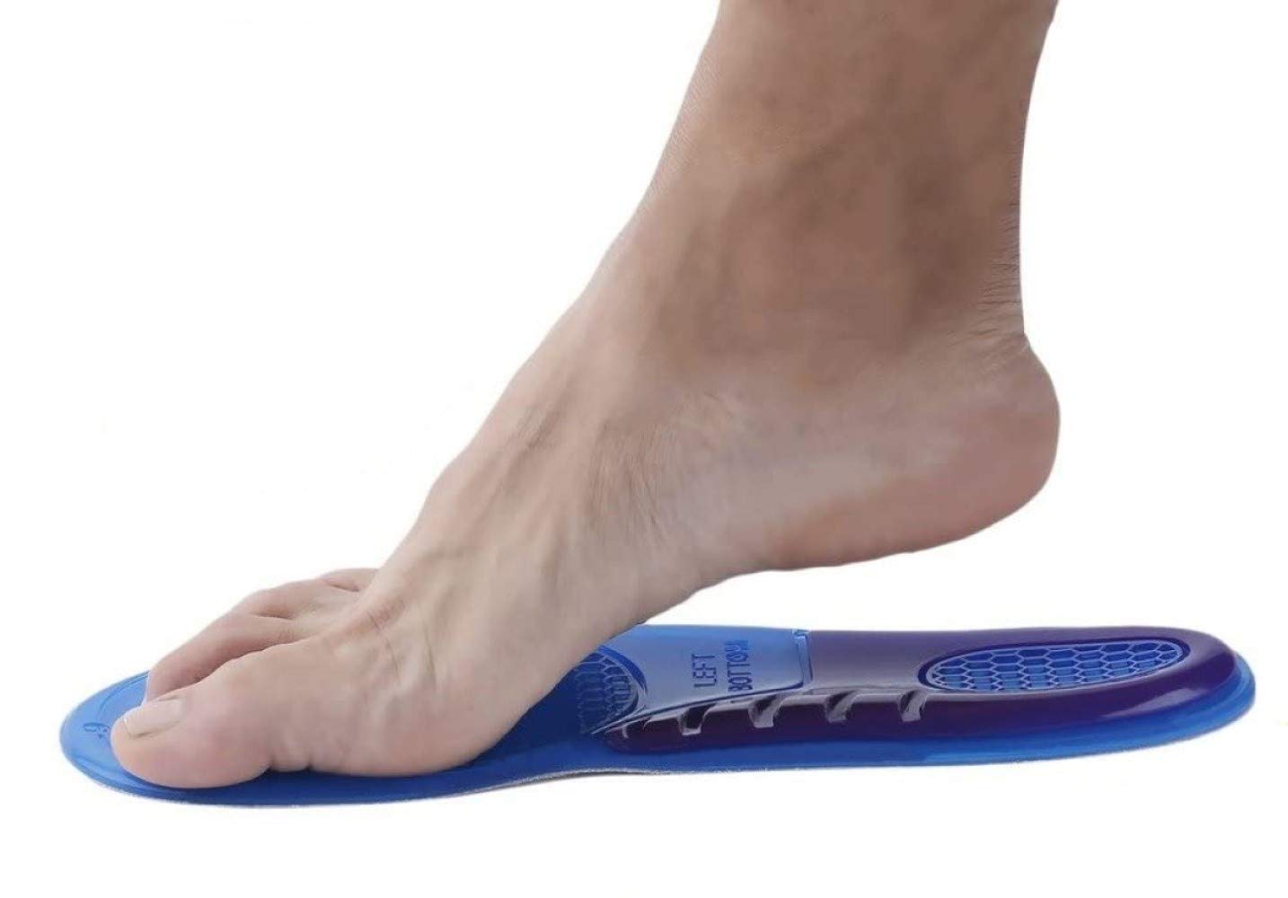 Pedimend solette in gel massaggiante (2PAIRS – 4pcs) – Scarpa inserti per running/trekking – Advanced design gel solette assorbire shock – riduce il rischio di incidenti – unisex – cura dei piedi