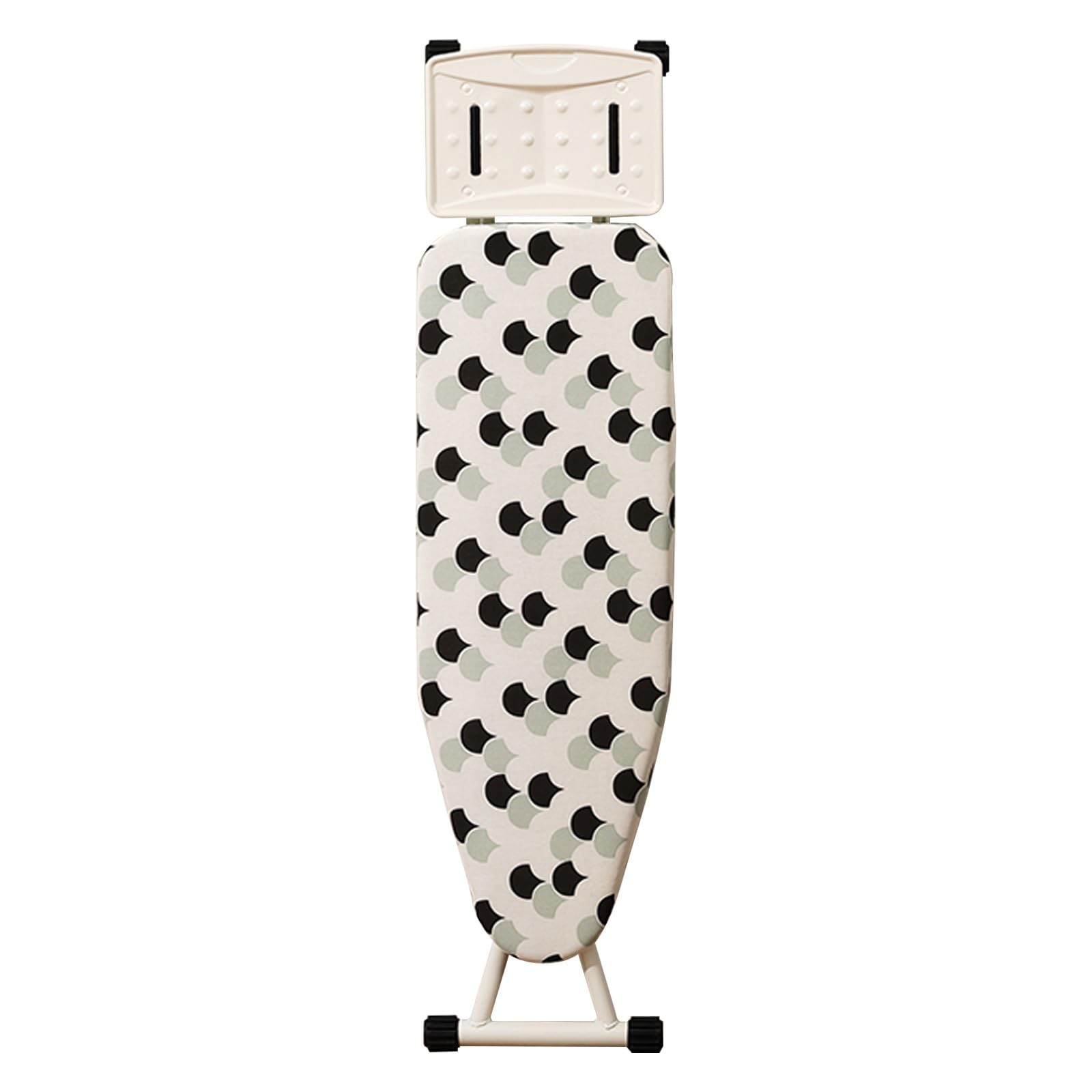 Tabla de Planchar Plegable de Altura Ajustable, Ironing Board de Pie con Soporte para Plancha, Patas Antideslizantes y Soporte para Mangas(Medium)