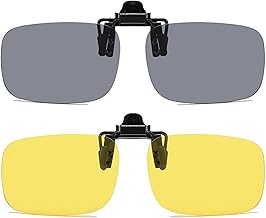 Anti-Glare Night Driving Clip-On Sunglasses