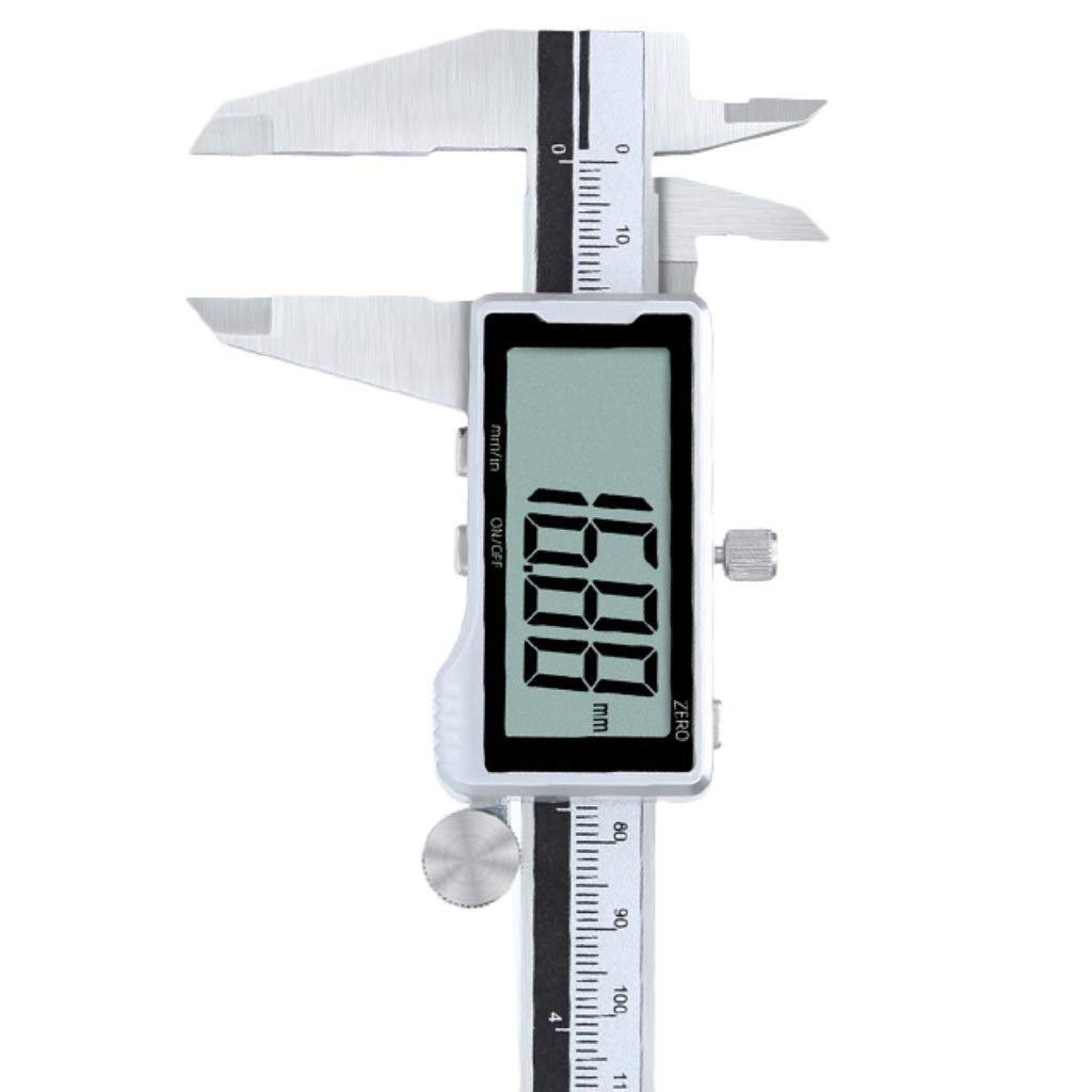 Suwalizki Elektroniczny Cyfrowy Cyfrowy Zacisk Ze Stali Nierdzewnej Vernier Caliper High Precision Industrial Pomiar Narzędzia Zakres: 0-150mm