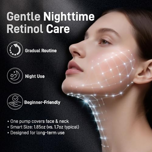 Retinol Cream for Face, Anti Aging Moisturizer with Triple Retinol Complex, Hyaluronic Acid, Collagen, Peptides, Niacinamide & 50000ppm Squalane, Wrinkle Cream for Women, Fragrance Free