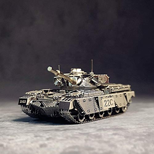 MTU 2pcs 3D Metall Puzzle MK50 Panzer JS-2 Panzer Tank Modell DIY 3D Laserschnitt Modell-Bausatz Spielzeug – Bild 8