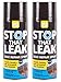 Price comparison product image 400ml Stop That Leak Repair Black Aerosol Spray Cans - Seals Leaks All Around The Home - Ideal for Piping & Guttering (2)