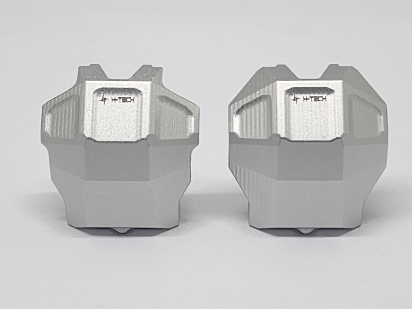 H-TECHRC CNC Aluminum Diff Guard for Vanquish Currie F10 Axle 1/10 Accessories (Black)