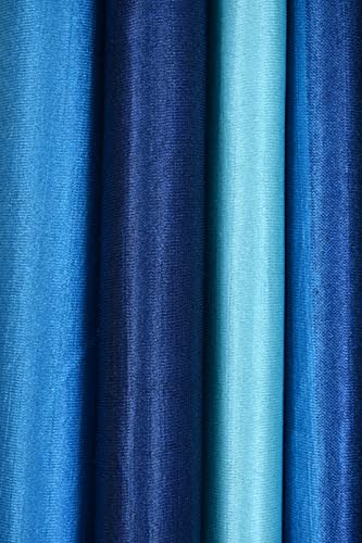Image of HOME UTSAV 1 Piece Plain Shade Curtains for Window 6 Feet, Blue (Blue, 6 Feet (1Pc))