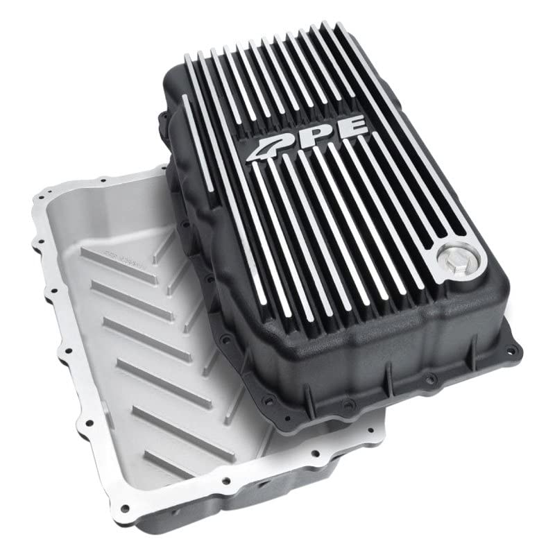 Pacific Performance EngineeringPPE Deep Heavy Duty Transmission Pan (BRUSHED) 128051110 Compatible for 2020+ GMC Sierra 1500 or 2020+ Chevy Silverado 3.0L with Allison 10L80 Transmission
