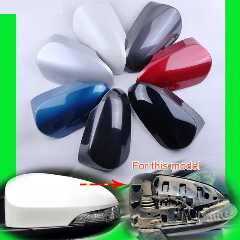 Calotta Specchietto Retrovisore Per Toyota Per CHR Per Auris Per Verso Per Corolla 2012-2019 Coperchio Dello Specchietto Retrovisore(R white)