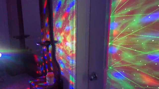Image of Party Lights,Disco DJ Strobe Light Rave Stage Projector Effect Dance Club Light Sound Activated with Remote Control for Parties Home Show KTV Pub Dance Christmas