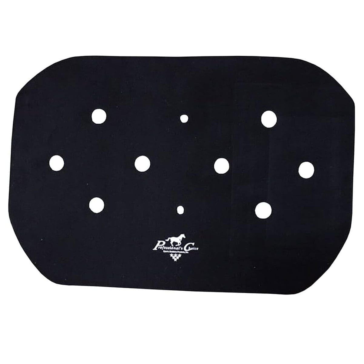 Equine Non-Slip Pad | Secure, Breathable, and Contoured Fit | Universal Size | Black
