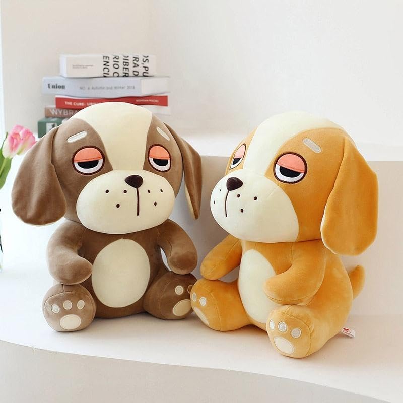 Image of Sleepy Dog & Penguin Combo Soft Toys for Kids - Cute Plush Stuffed Animal Set (Pack of 2) | Soft Cuddly Toys for Boys & Girls | Birthday Gift, Home Decor & Kids Play Toy (Color May Vary)