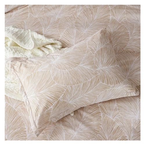 Couvercle de couette plante queen avec taies d'oreiller en polyester lit double