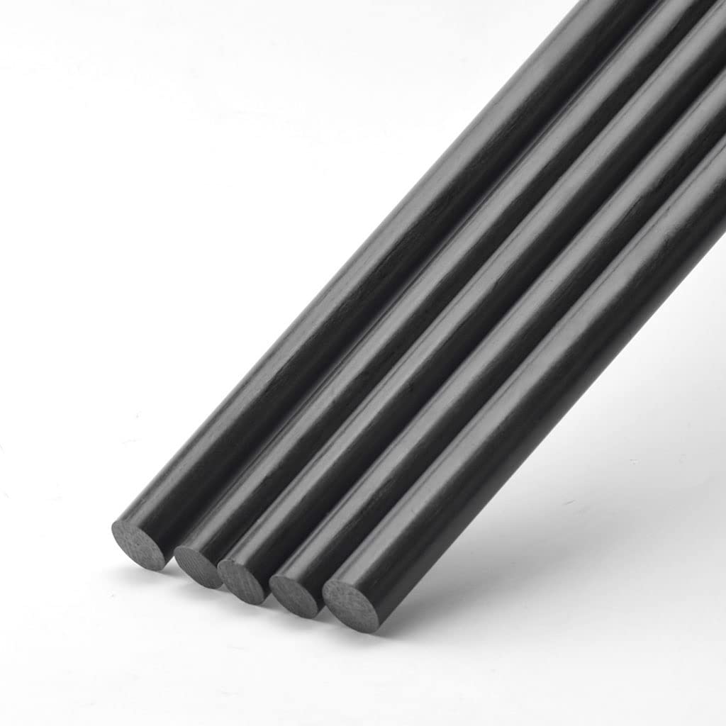 Pręty z włókna węglowego 500 mm, 2 szt., średnica 1,0–14,0 mm(9.0mmx500mm)
