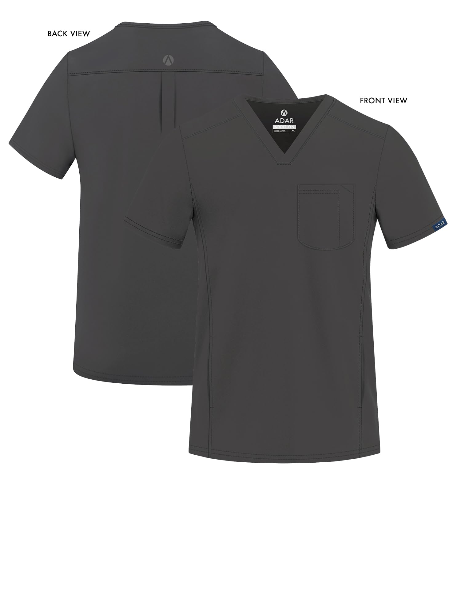 Adar Adición Fregar por Hombre - Moderna Multi Bolsillo V-Cuello Fregar Top