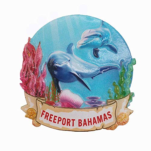 Freeport Bahamas 3D magnete frigorifero souvenir regalo, decorazione casa e cucina magnetico,Freeport Bahamas Frigorifero Magnet Collection