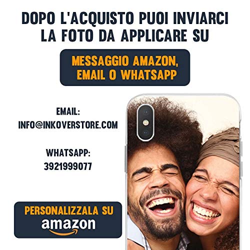 INKOVER Cover Custodia Personalizzata con Foto o