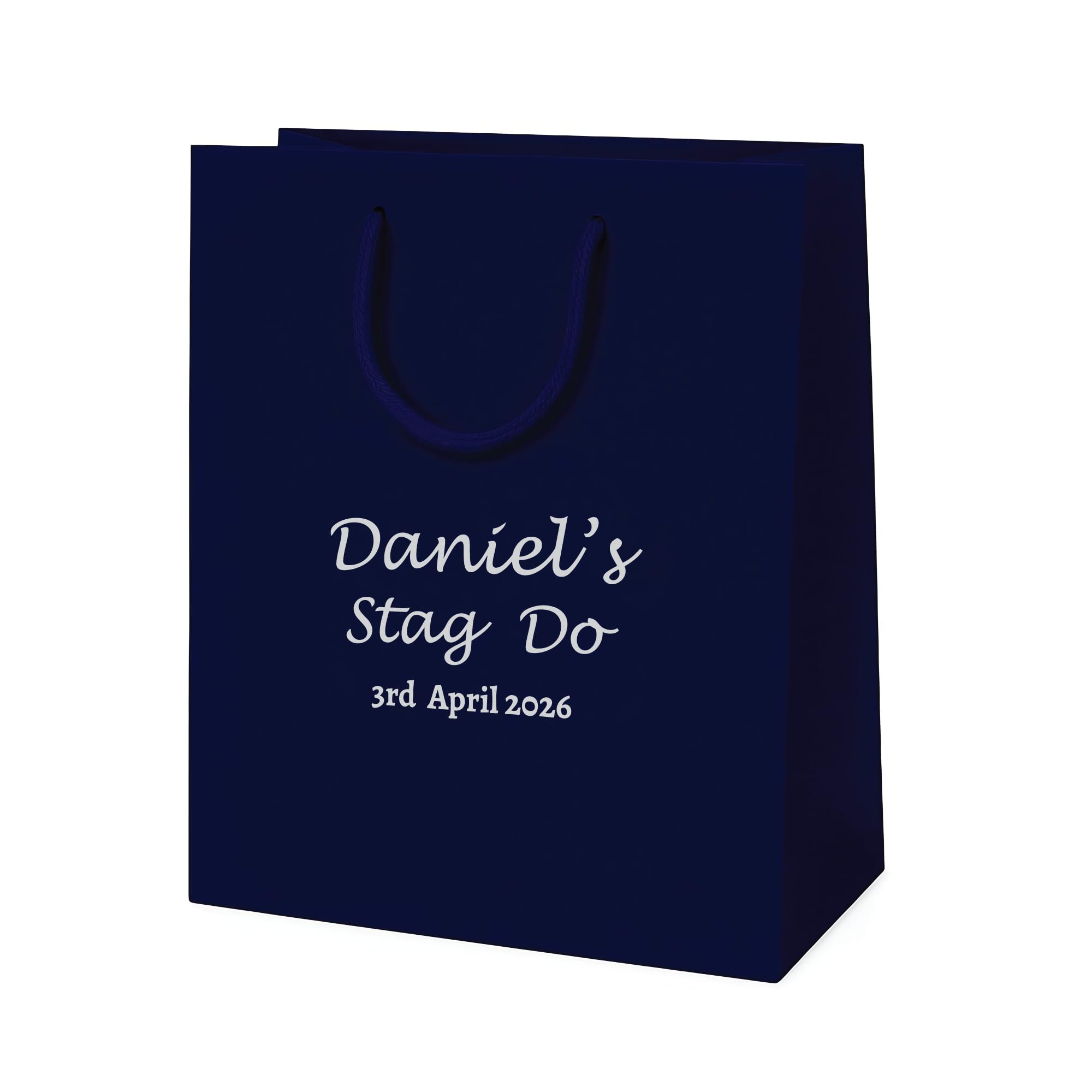 COOKIES AND KOALAS Personalised Hen Party Bag Blue Small 20x24x10cm