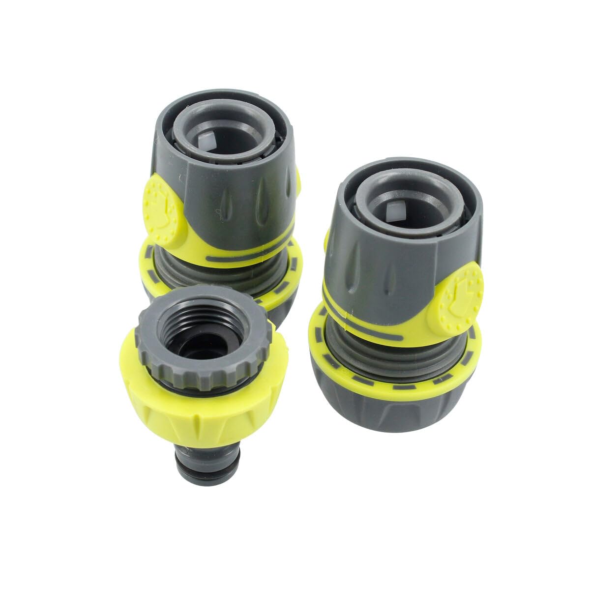 Ferrestock Manguera de Jardín de 20 Metros, 3/4" de Grosor (19mm), Antitorsión, PVC Flexible con Refuerzo de Poliéster, 3 Capas, Resistente a los Rayos UVA, Antialgas, Incluye Accesorios.