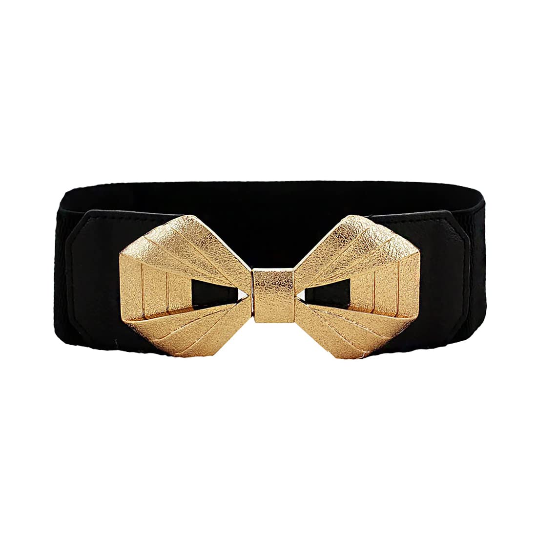 Elastic Fabric Waist Belt for Women Dresses Bowknot Design Stretchy Ladies Belt for Saree Girls Jeans - Free Size (LD69)-image-43