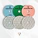 Superior Diamond Tools 4'' Flexible 3 Step ULTRA Diamond Polishing Pads - Granite, Marble, Concrete, Quartz, Tile & More - High Shine in 3 Steps - Wet or Dry Use