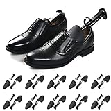PHABULS 10 Pairs of Shoe Trees I Adjustable Length Shoe Trees for Men I Shoe & Boot Trees I Men Shoe