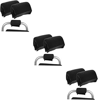 6 Pçs Estofamento Para Cadeira De Rodas Alça Para Cadeira De Rodas Acessórios Para Cadeira De Rodas Muletas Luvas Médicas Walker Grips Almofada Para Idosos Alça De Cadeira De