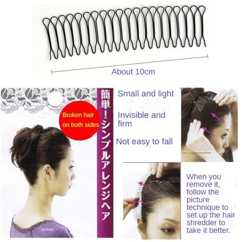 Peine fijador para cabello 4pcs sin presión en cuero cabelludo miniatura 3