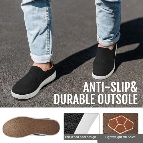 Puxowe Men's Loafers Slip On Casual Shoes – Mesh Walking Shoes for Men, Dress Loafers for Business & Leisure4