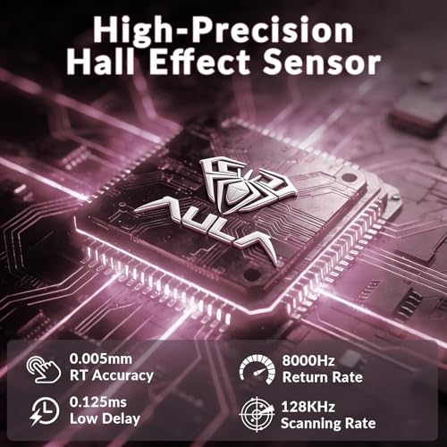 Image of Aula Hero 99 Wired Gaming Keyboard, Hall Effect Switch with Rapid Trigger