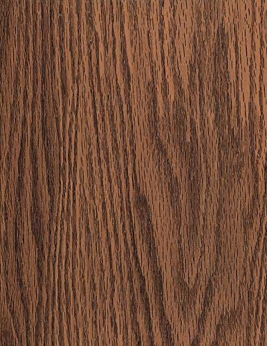 Covers For The Home Deluxe Elastic Edged Flannel Backed Vinyl Fitted Table Cover - Woodgrain (Oak) Pattern - Small Round - Fits Tables Up To 40" - 44" Diameter #TOP3