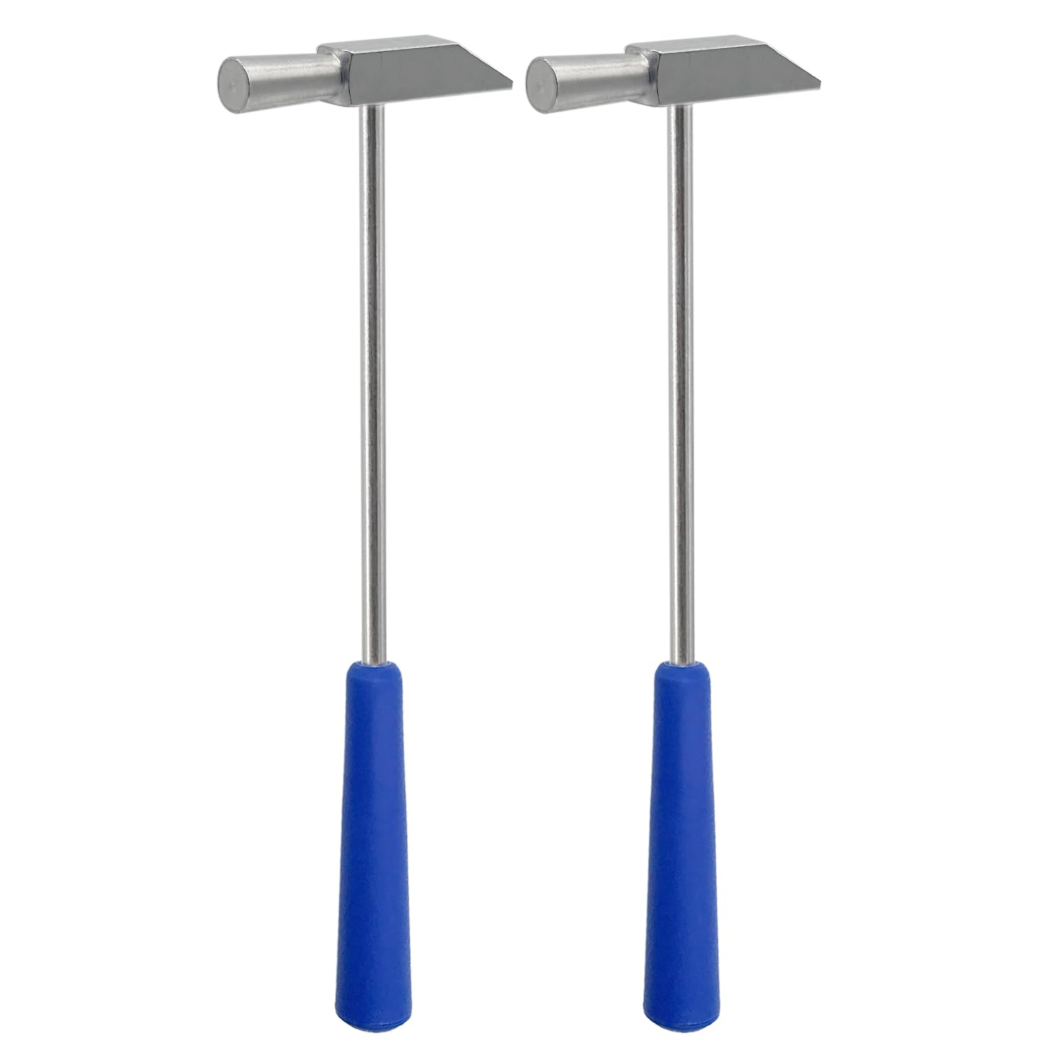 Small Craft Hammer for Home Project, Anti Slip Lightweight Hammer Tool for Small Projects, Jewelry, Watch Band, Leather, Tuning Kalimba, 2 Pcs