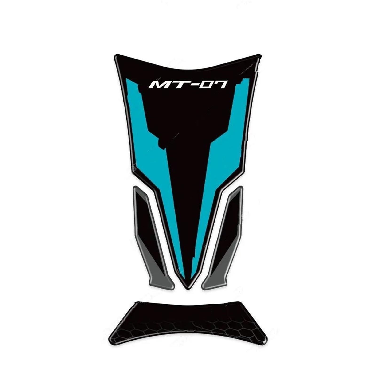 Slimes Color8 Motorcycle Fuel Tank Pad Stickers Protection Decals For Yamaha Mt07 Mt-07 Mt 07 2021-2024 2023 2022(Color8)