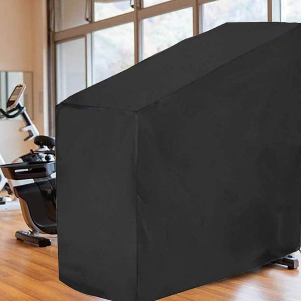 Funda impermeable para bicicleta de ejercicio estacionaria para bicicletas verticales de interior, a prueba de polvo y UV, de 210D Oxford, negra, para equipos de ciclismo, para bicicletas de