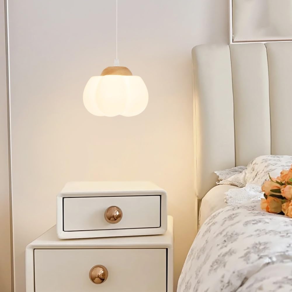Suspension En Acrylique, Lampe Suspendue En Forme de Fleur de Bois G9