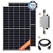 Produktbild Balkonkraftwerk 920 W / 600 W Photovoltaik Solaranlage Steckerfertig WIFI Smarte Mini-PV Anlage 600 Watt genehmigungsfrei, Schwarz