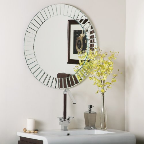 Decor Wonderland The Glow Modern Frameless Wall Mirror