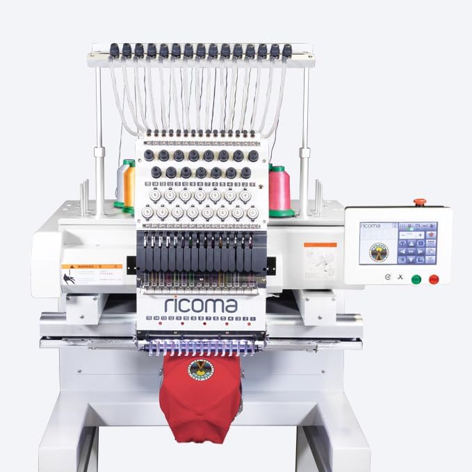 Amazon.com: Ricoma MT-1501 Multi Needle Commercial Embroidery Machine ...