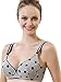 CAKYE Women's Underwire Maternity Nursing Bra 3PACK (34B, Gray Dot)