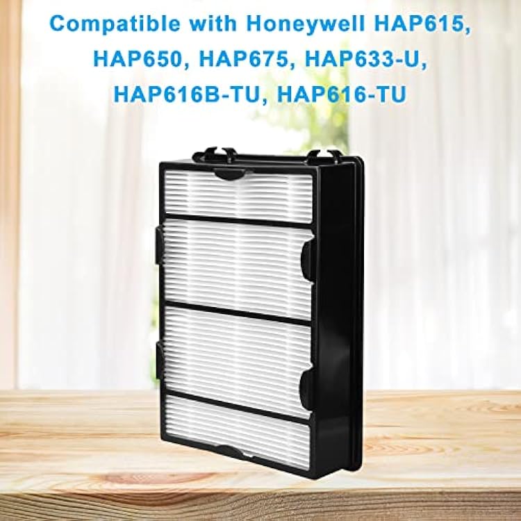 HAPF600 HAPF600D Filter 3 Pack Filters 6 Pack Carbon Pre Filters Replacement Filter B Compatible with Holmes HAPF600D, HAPF600D-U2, HAP615, HAP650, HAP675