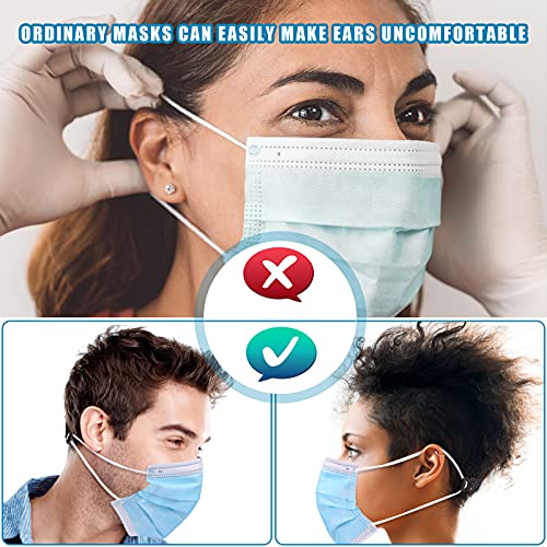 mask extender strap - 5pcs ear savers - universal size holder with 3 adjustment slots - enhanced flexibility - compatible with cloth and disposable masks - for kids and adults