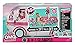 LOL Surprise OMG Glamper Fashion Camper Deluxe Doll Playset 55+ Surprises, Fully Furnished, Light Up Pool, Water Slide, Bunk Beds, Cafe, BBQ Grill, DJ Booth, Girls Toy Gift Ages 4+ Metallic Silver
