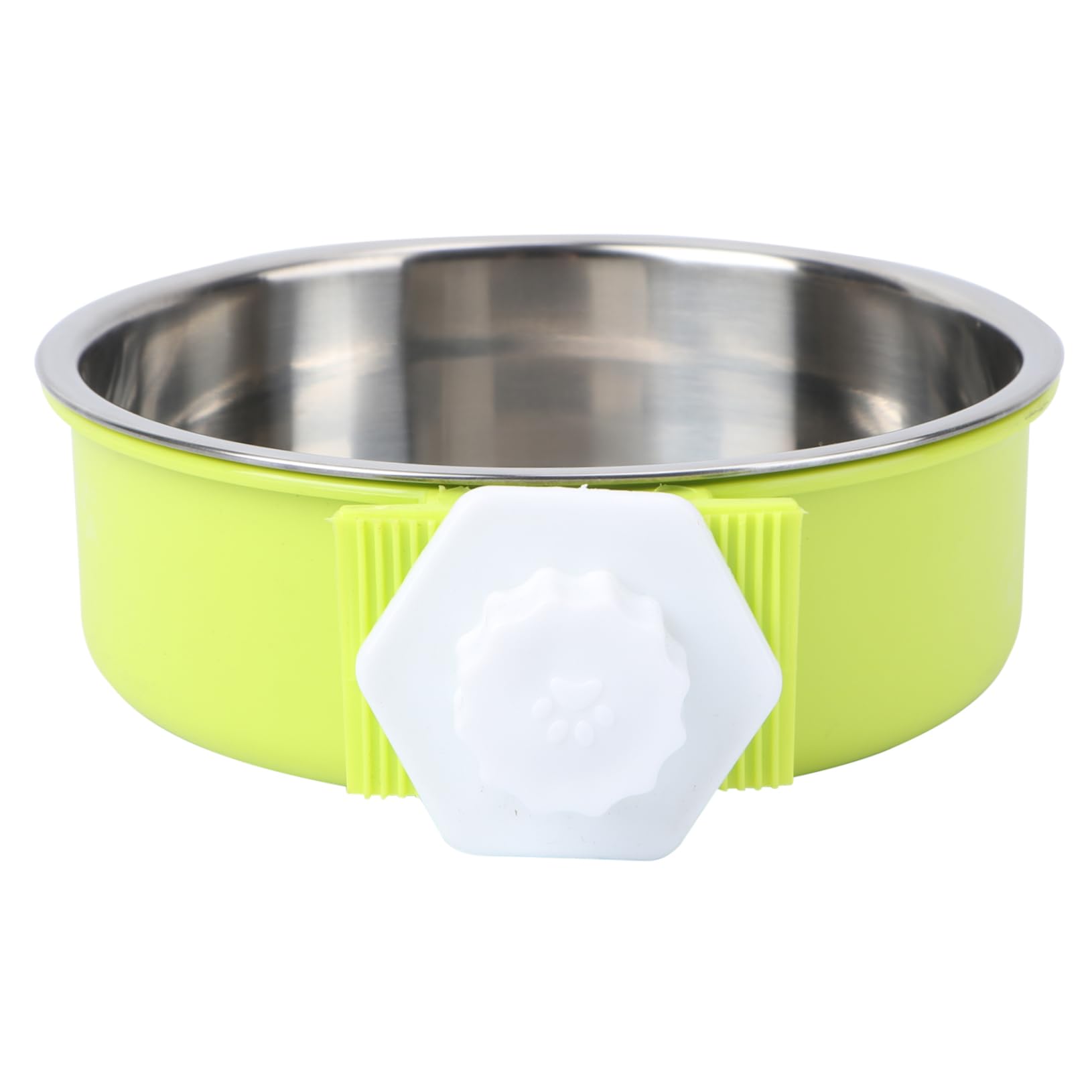 Happyyami Stainless Steel Dog Cat Water Bowl Portable Heat Resistant Easy to Pet Feeder Pet Supplies