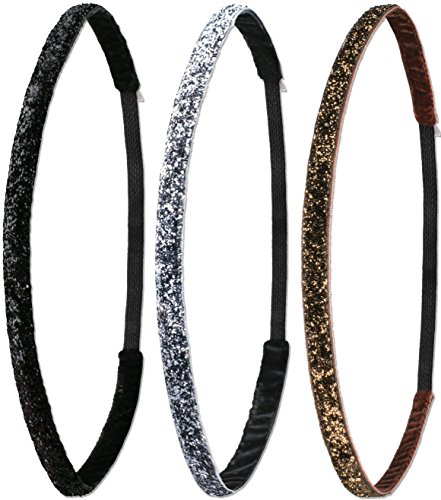 Ivybands 3-confezione da anti-scivolo per capelli