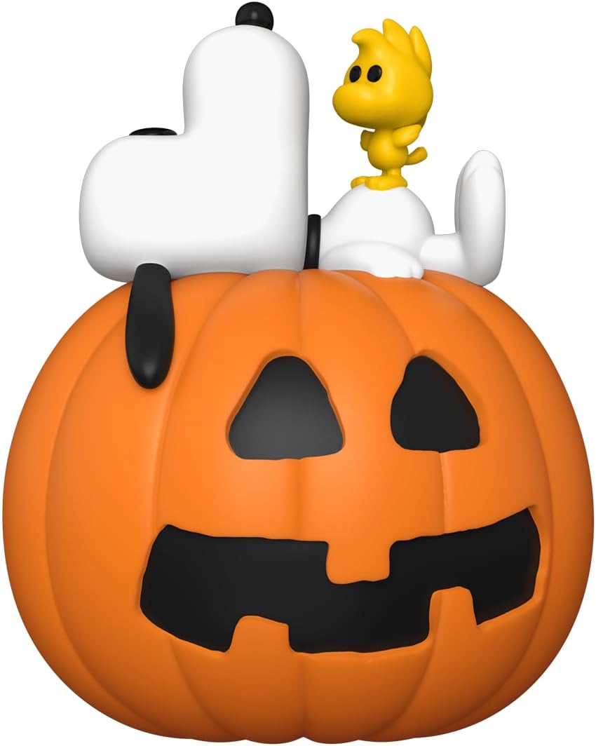 Funko Pop! Deluxe: It's The Great Pumpkin, Charlie Brown - Snoopy & Woodstock with Pumpkin