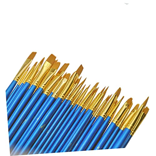 HAPINARY Painting Accessories 50pcs Oil Painting Paintbrush Set Student Artists Drawing Kit Water Brush for Boys and Girls and Adults
