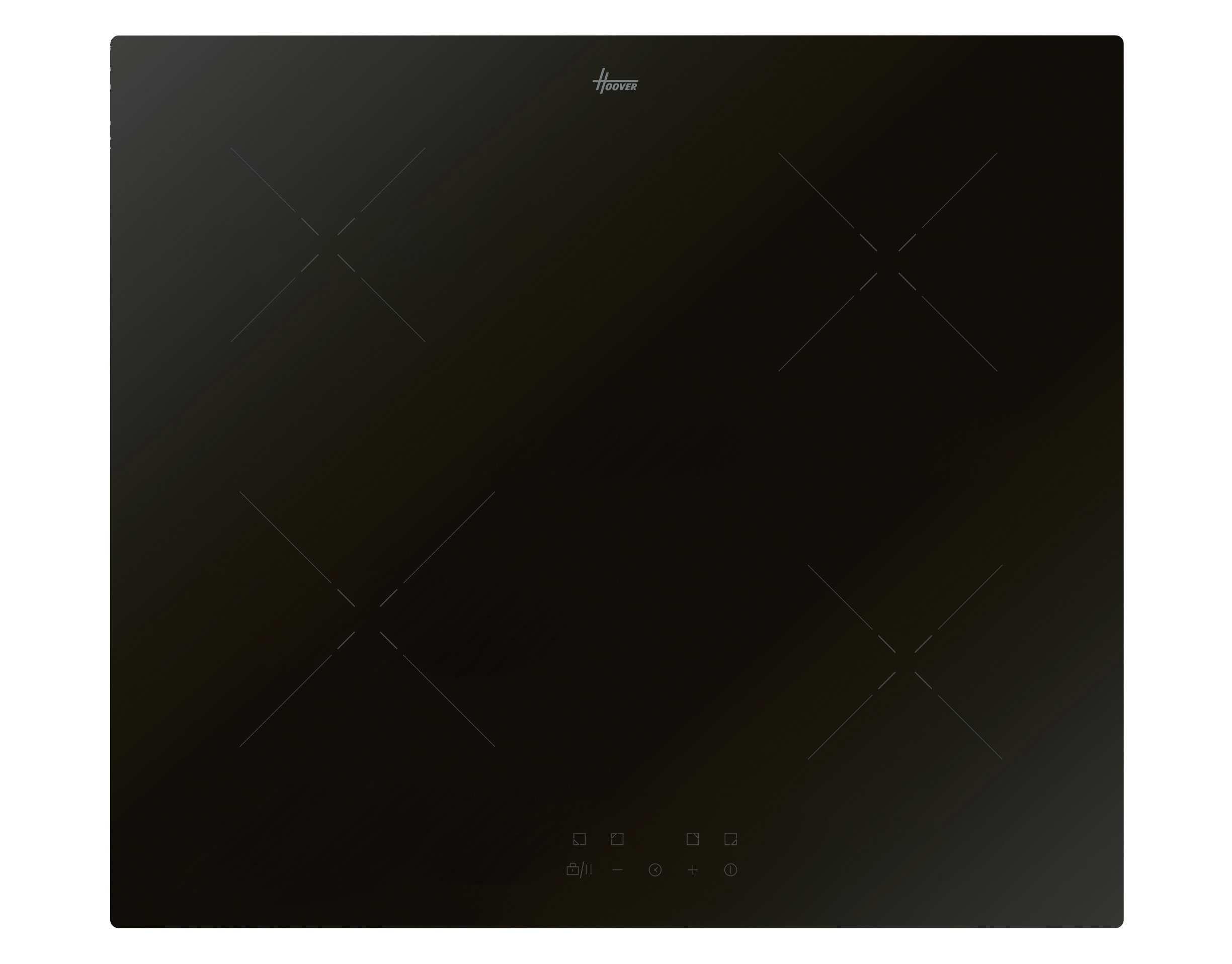 Hoover H-HOB 300 Built-in Induction Hob, 60cm, 4 Zones, Black