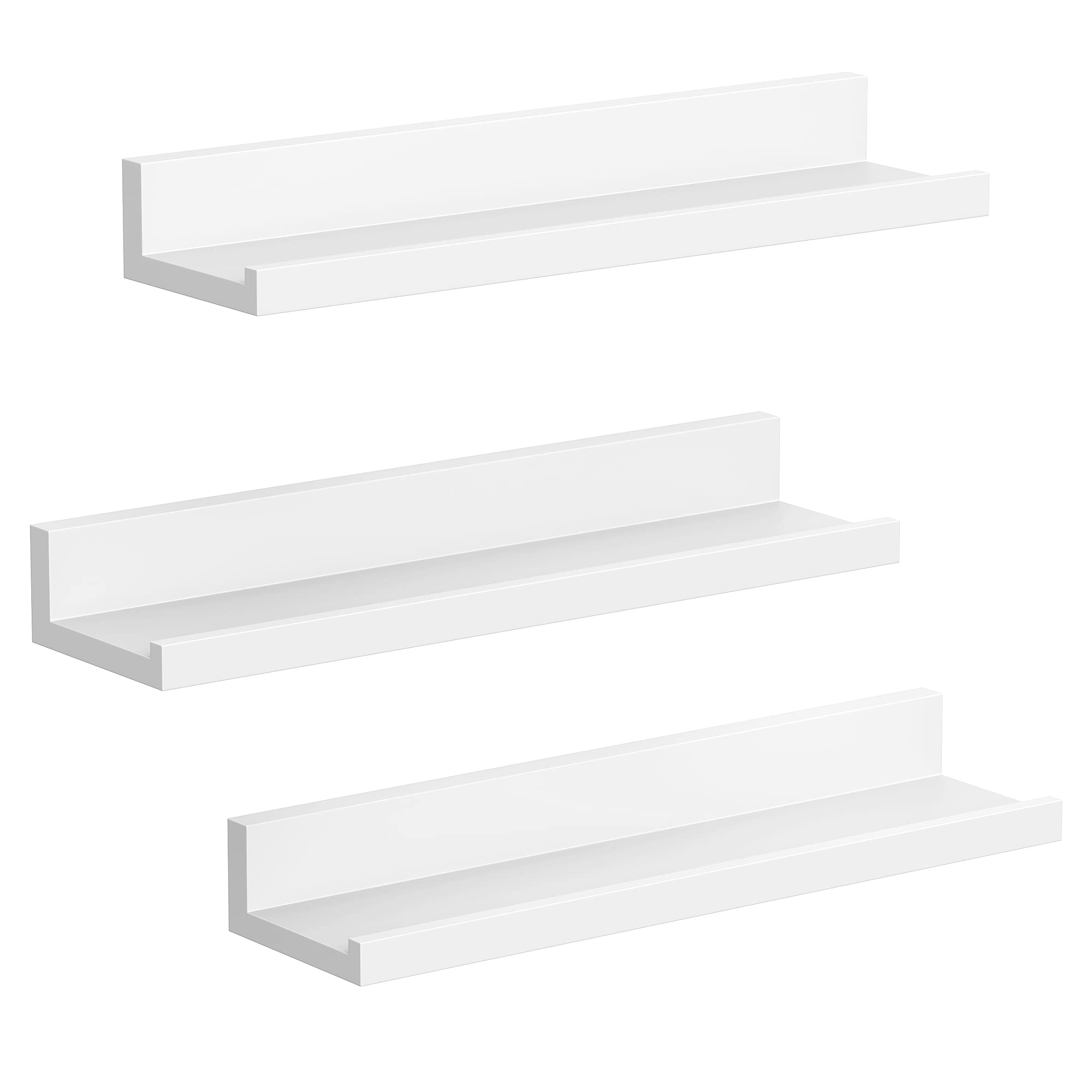 Buy SONGMICS Floating Shelves Set Of 3 Wall Shelves For Photo Frames