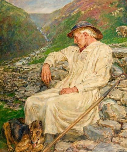 Póster Paisaje Briton Riviere Cuadro Decoración Paredes Impresión Hermosa 60x90